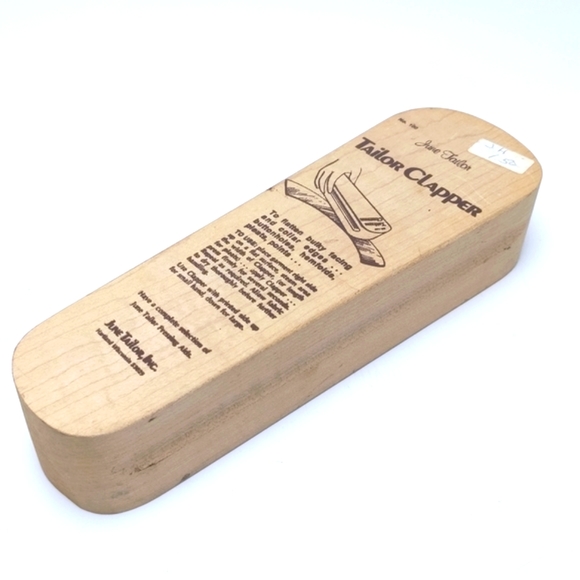 Vintage June Tailor Clapper Couture Solid Wood Handmade Made in USA - Picture 1 of 6